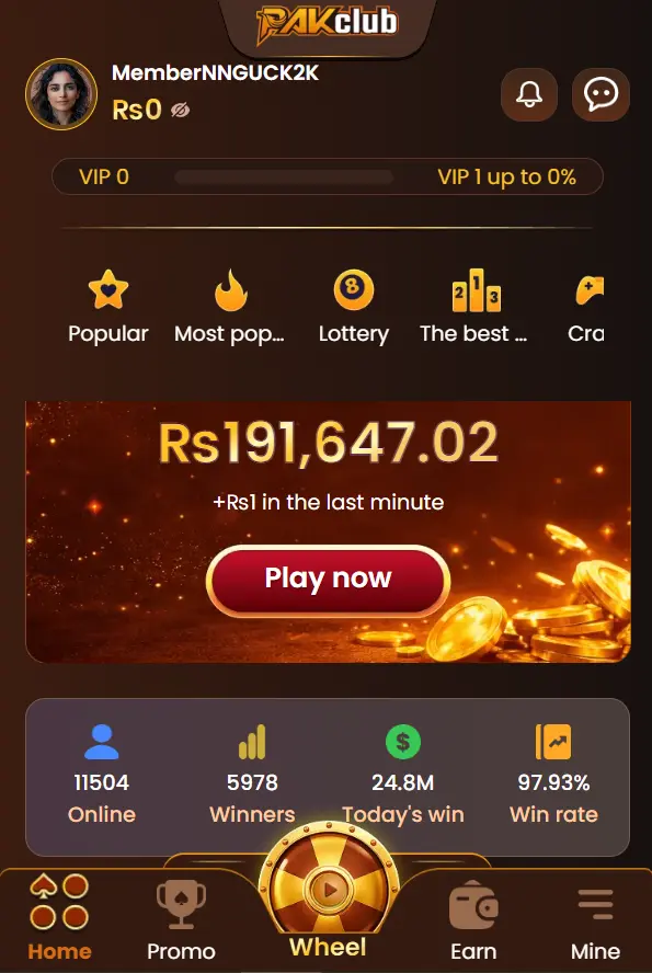 Pakclub Game